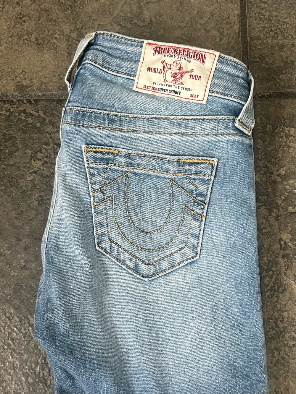 True Religion Womens Denim Section Super Skinny Jeans Size 25